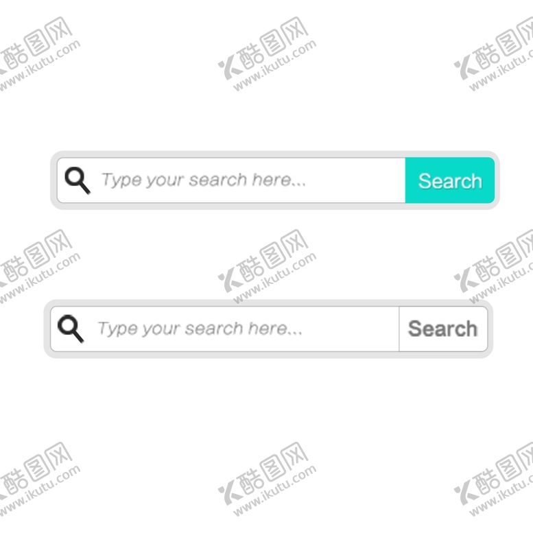 编号：68732607040924374540【酷图网】源文件下载-长方条简约网站搜索框