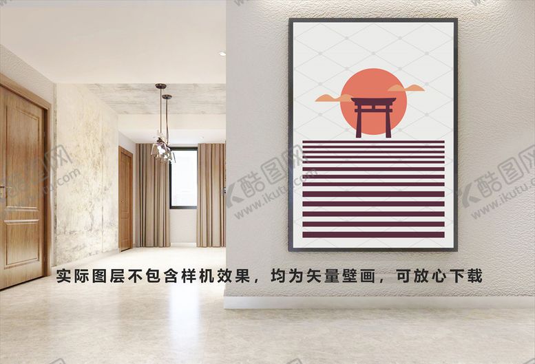 编号：52213905092350371710【酷图网】源文件下载-壁画客厅挂画