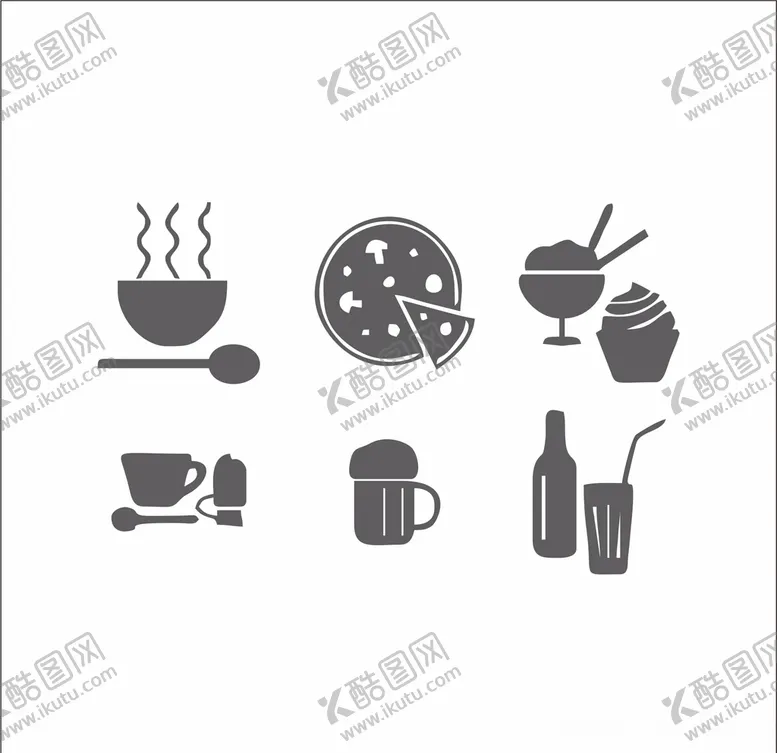 编号：68978506281529007947【酷图网】源文件下载-餐厅菜单图标