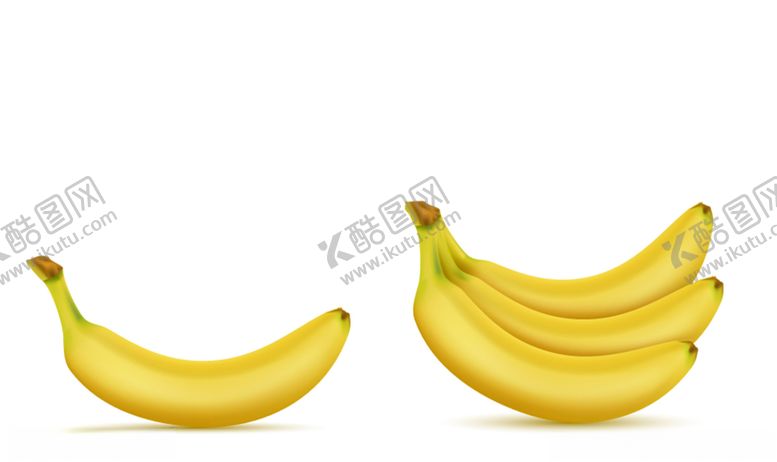 编号：37496310190137215628【酷图网】源文件下载-超逼真香蕉插画