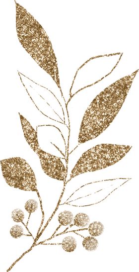 北欧小清新水彩植物图案