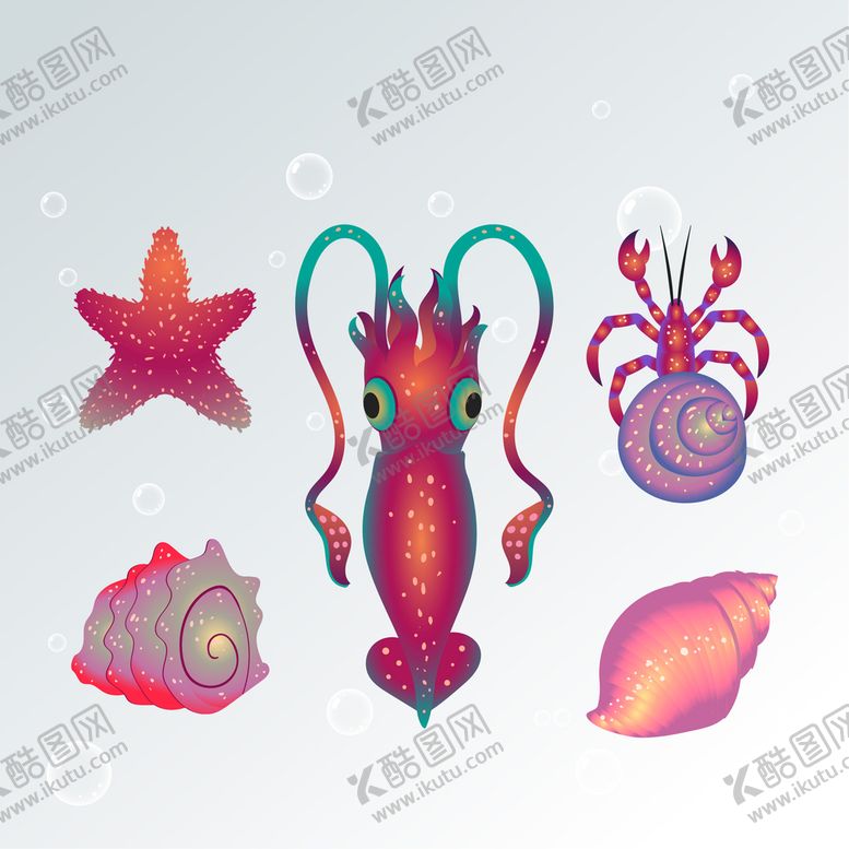 编号：41996811221232138696【酷图网】源文件下载-海洋生物