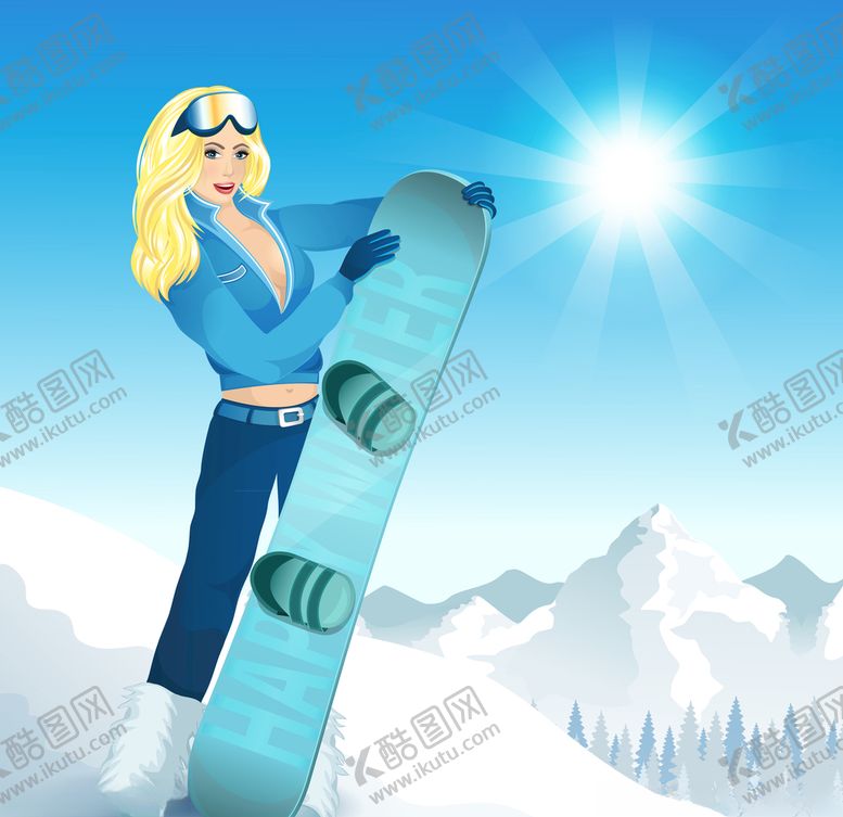 编号：14064410041136231227【酷图网】源文件下载-滑雪