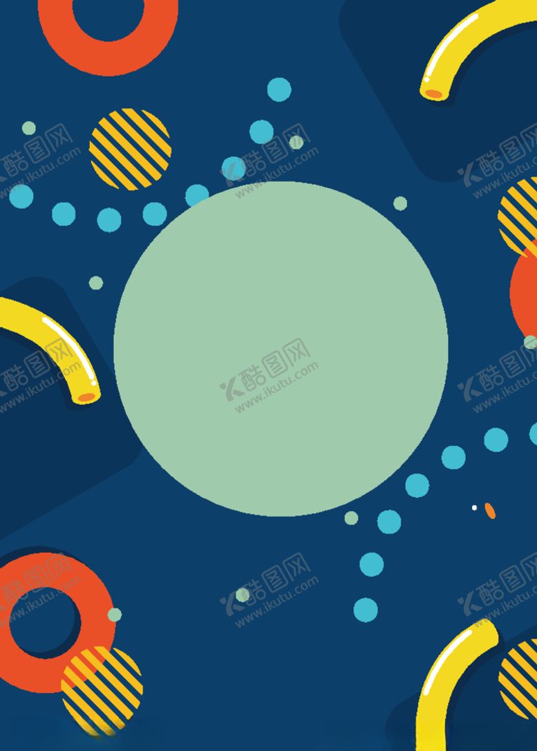 编号：83395110290153383564【酷图网】源文件下载-蓝色简约几何背景