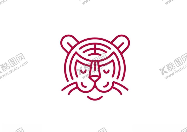 编号：61917209300449074845【酷图网】源文件下载-线性老虎