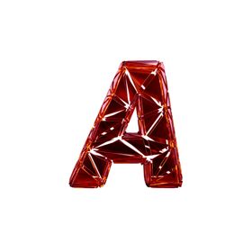 破碎3D字A