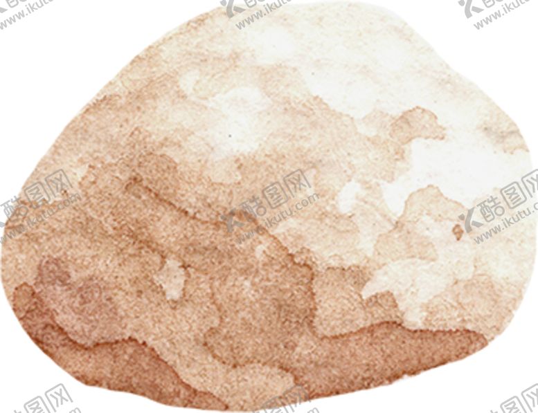 编号：47135910181717477654【酷图网】源文件下载-手绘水彩石头