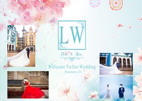 婚庆展板