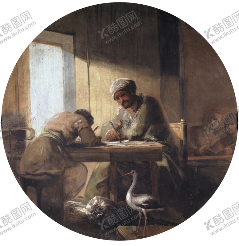 编号：21472907141002041206【酷图网】源文件下载-欧式古典人物油画作品