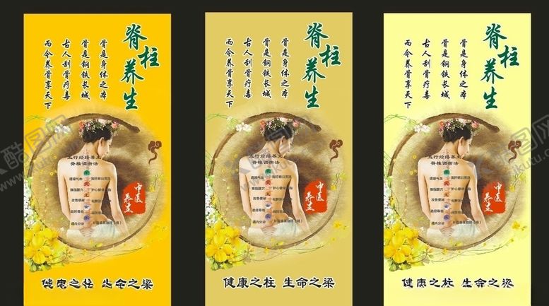编号：73523204251610431125【酷图网】源文件下载-脊柱养生海报
