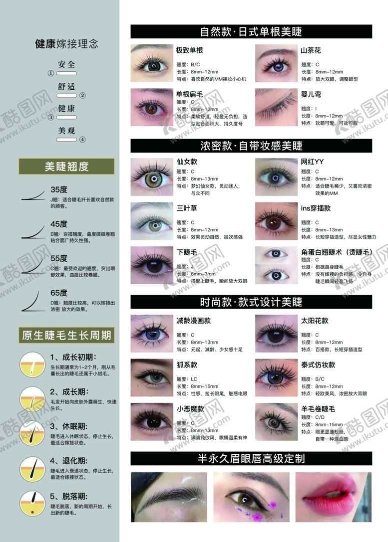 编号：78189902061218598403【酷图网】源文件下载-美睫海报