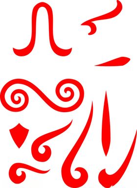 花边古代镂空框古典镂空造型