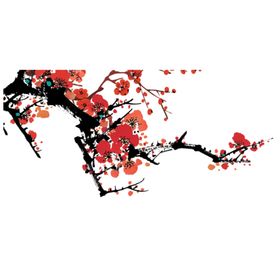红色梅花