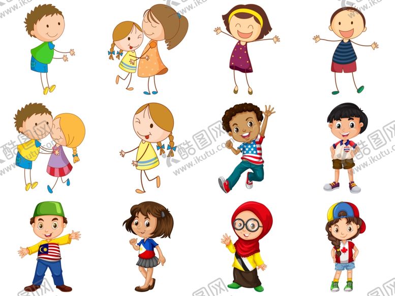 编号：10424110280810562833【酷图网】源文件下载-卡通儿童