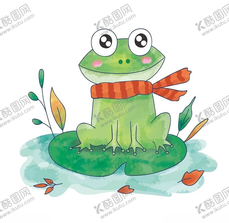 编号：58502002201845368284【酷图网】源文件下载-卡通青蛙