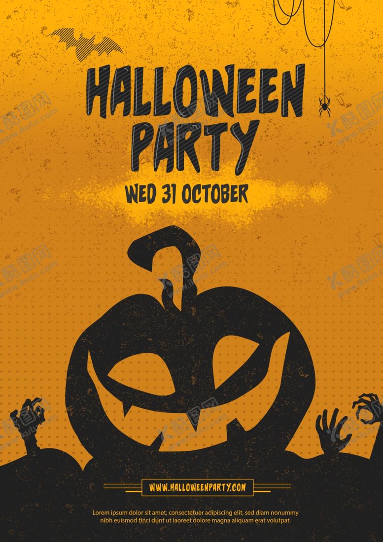 编号：65042709101607506770【酷图网】源文件下载-万圣节海报