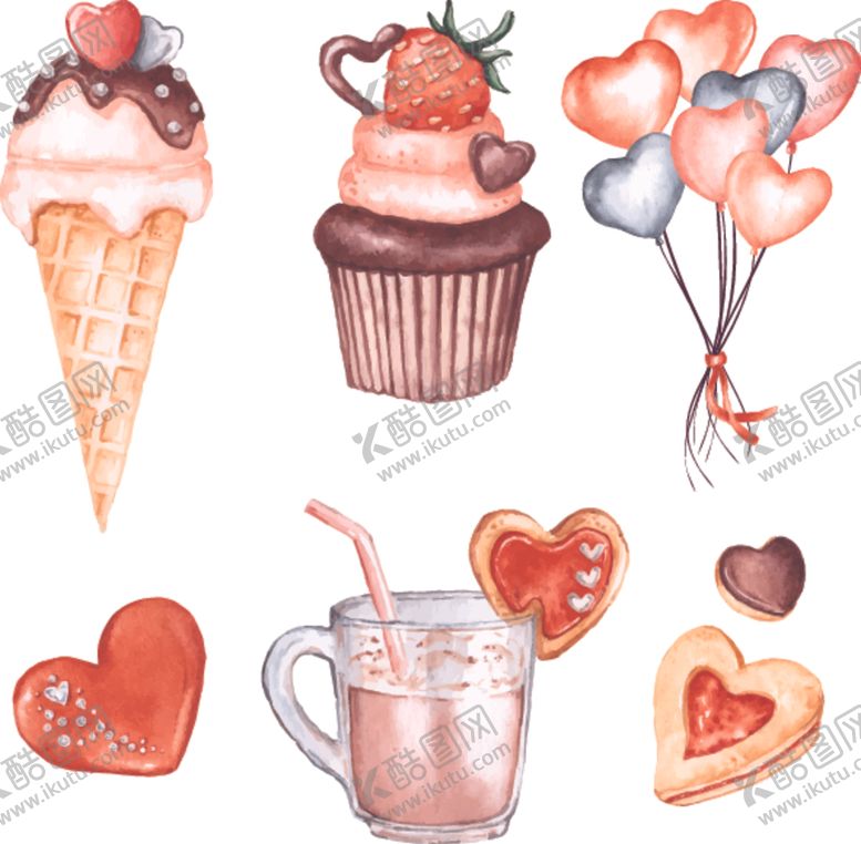 编号：99718509181052591384【酷图网】源文件下载-冰淇淋甜品