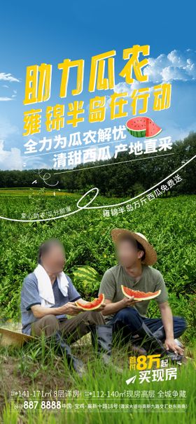 助力瓜农海报