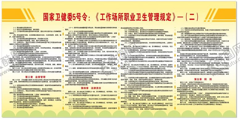 编号：40250902101108174647【酷图网】源文件下载-国家卫健委5号令展板