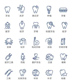 牙齿图标