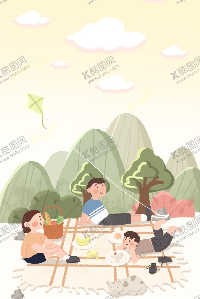 编号：96144305060347372072【酷图网】源文件下载-森系植物清新背景