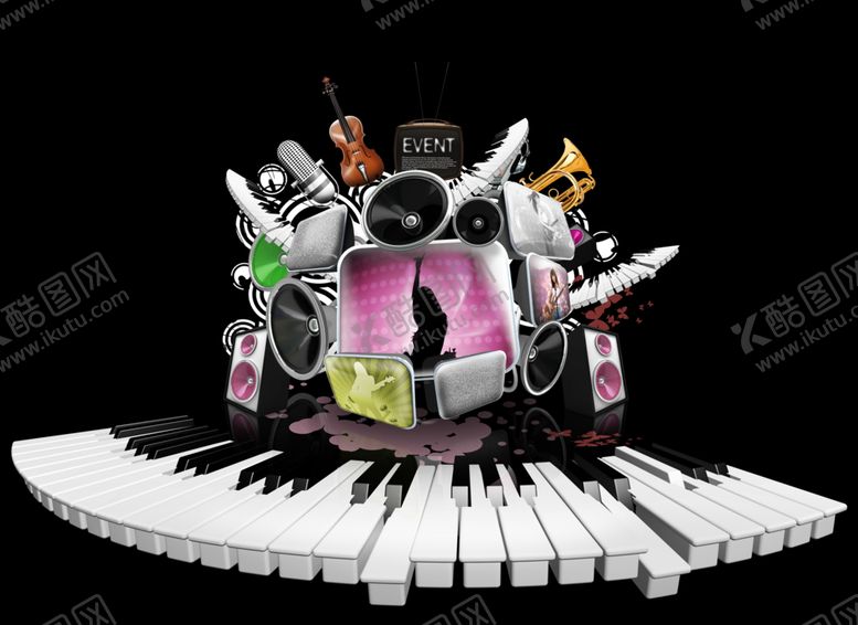 编号：92985909251700233948【酷图网】源文件下载-音符