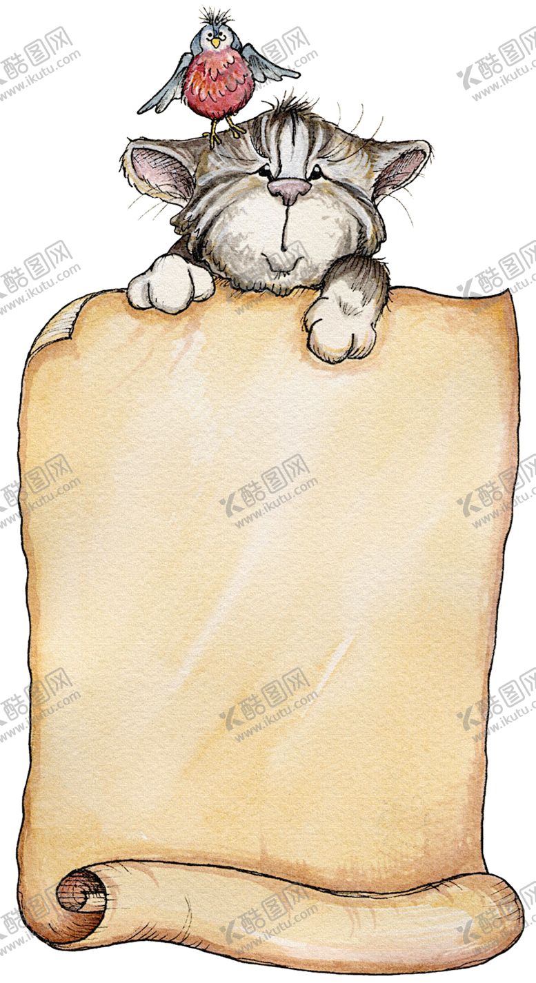 编号：54970810121858263493【酷图网】源文件下载-手绘猫咪