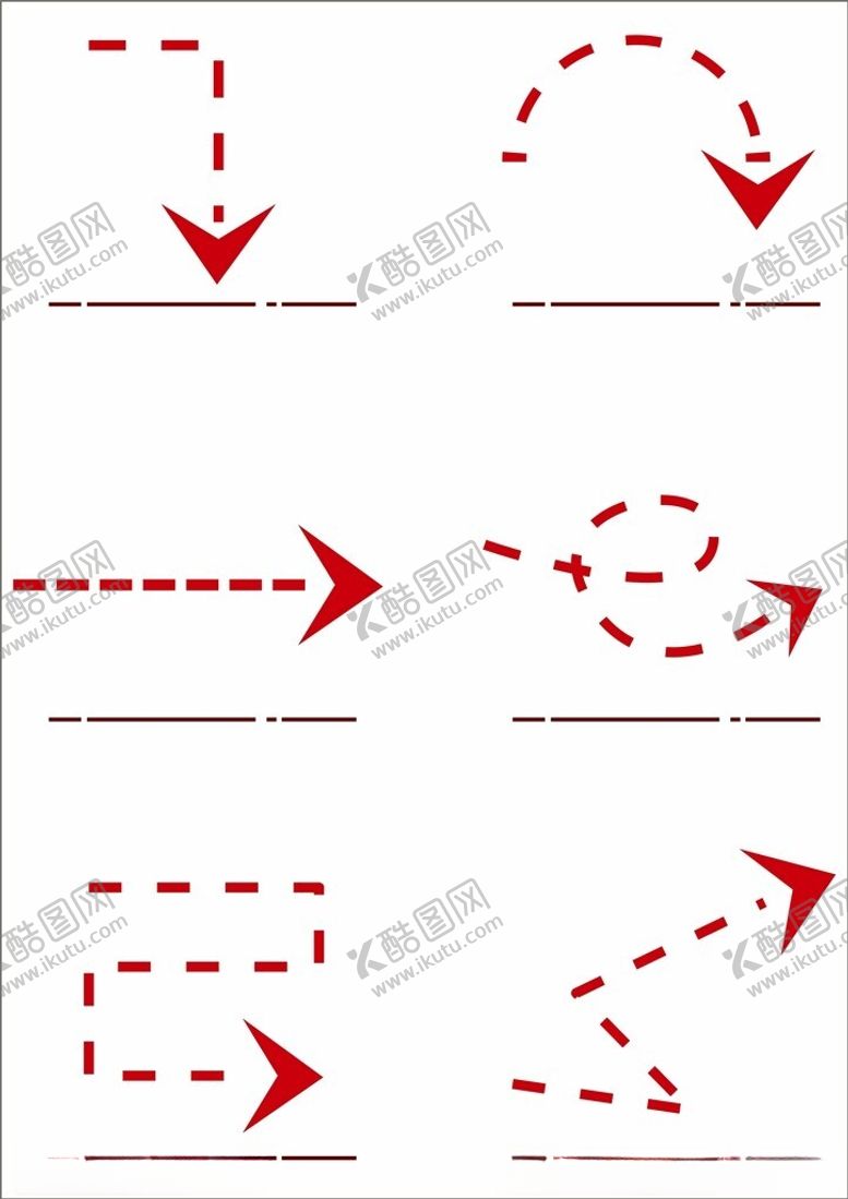 编号：28673412110424033166【酷图网】源文件下载-卡通可爱红色箭头