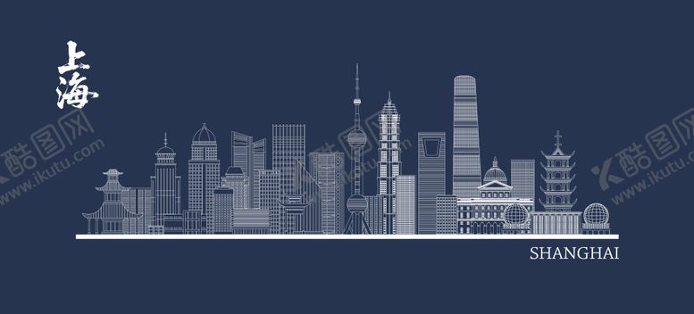 编号：15193909152224247638【酷图网】源文件下载-上海城市建筑线稿