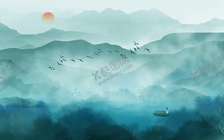 编号：07431210010324304763【酷图网】源文件下载-山水画
