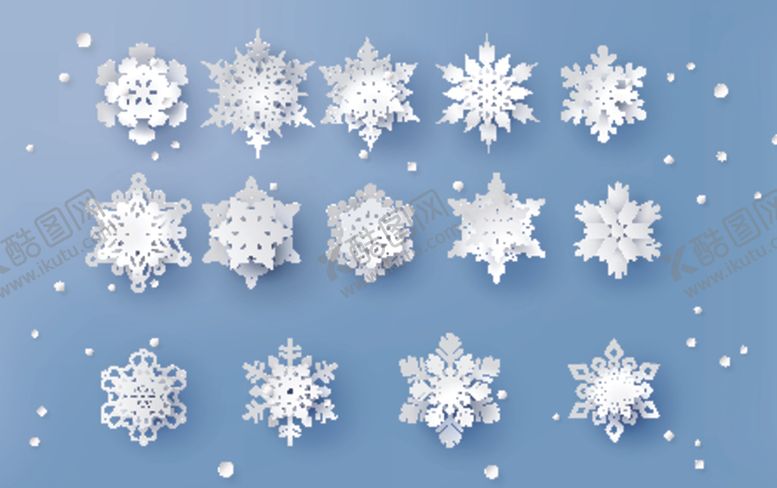 编号：37027009220801234000【酷图网】源文件下载-圣诞素材雪花