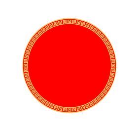 圆形边框
