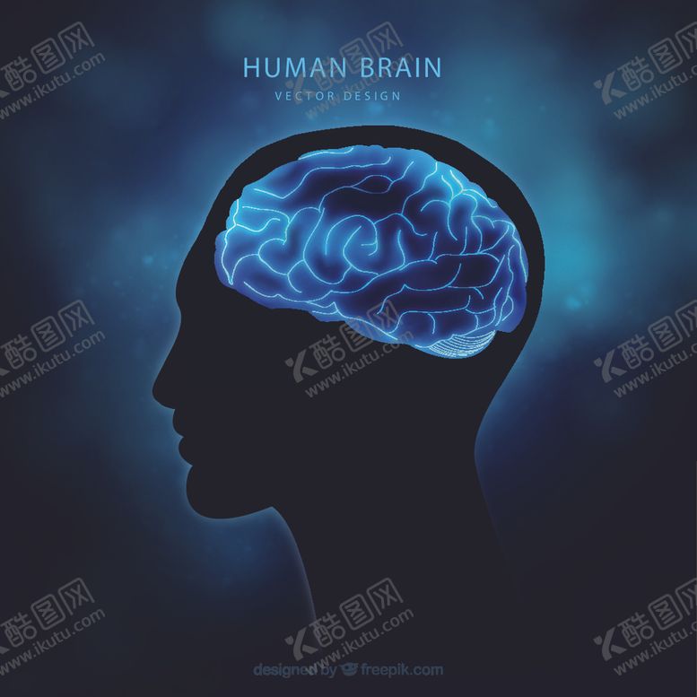 编号：42204103150608494032【酷图网】源文件下载-大脑男子头像剪影