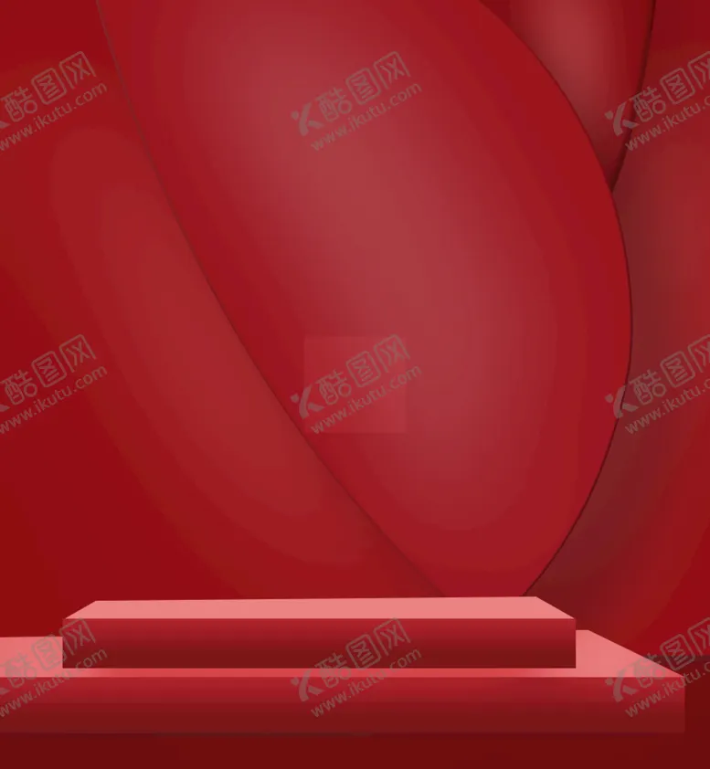 编号：18009810190914499687【酷图网】源文件下载-红色丝绸背景