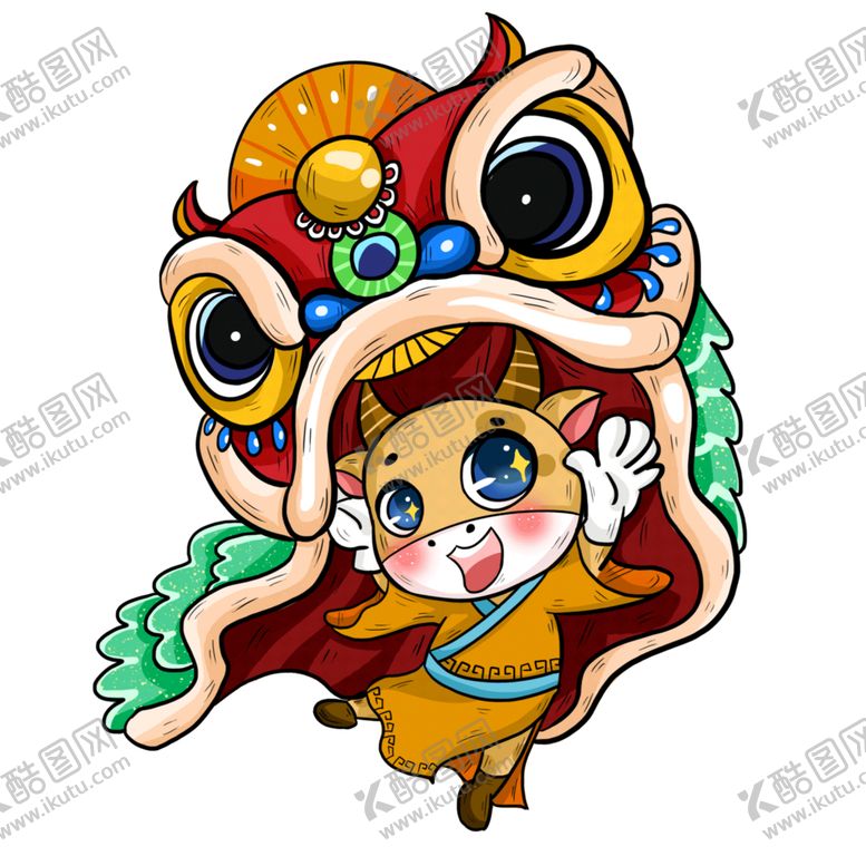 编号：84280605180816579218【酷图网】源文件下载-卡通牛形象
