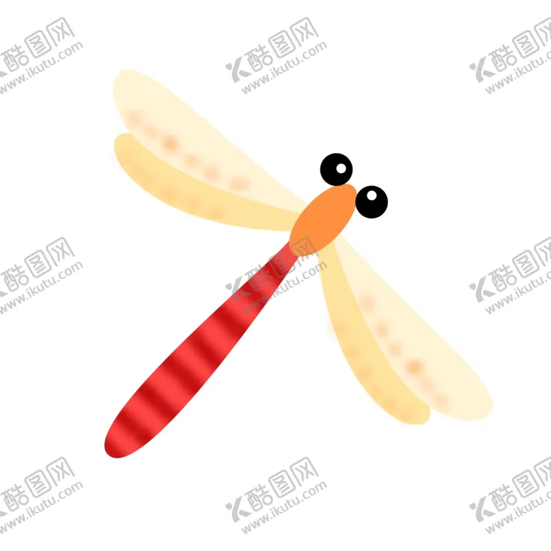 编号：49405305050126492098【酷图网】源文件下载-蜻蜓昆虫图片插画