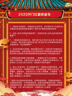 中国风春节鼠年海报