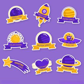 夏日主题可爱图标集合