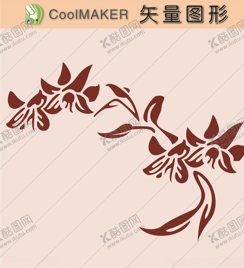 编号：89663307090532497052【酷图网】源文件下载-花草剪纸花草壁纸简洁手绘