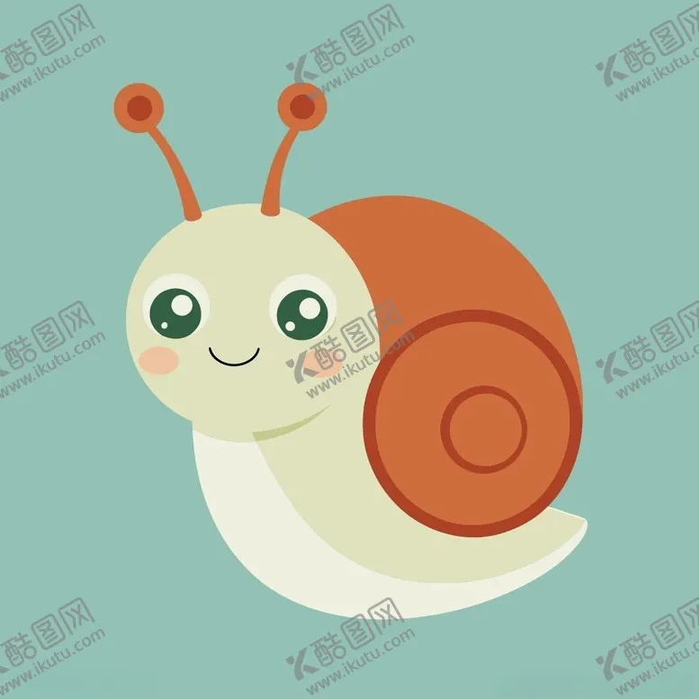 编号：69349101240632408556【酷图网】源文件下载-可爱的蜗牛头像