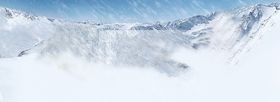 冬天海报背景冰雪地小雪大雪