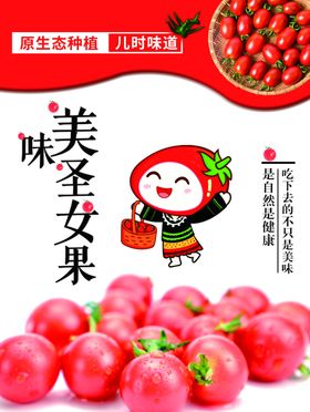 圣女果海报主图包装