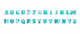 卡通字母