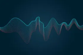 科技几何线条背景素材图彩色眩光欧式花纹AI