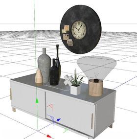 C4D模型桌子