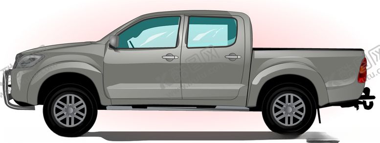 编号：79638309230151447753【酷图网】源文件下载-矢量皮卡车