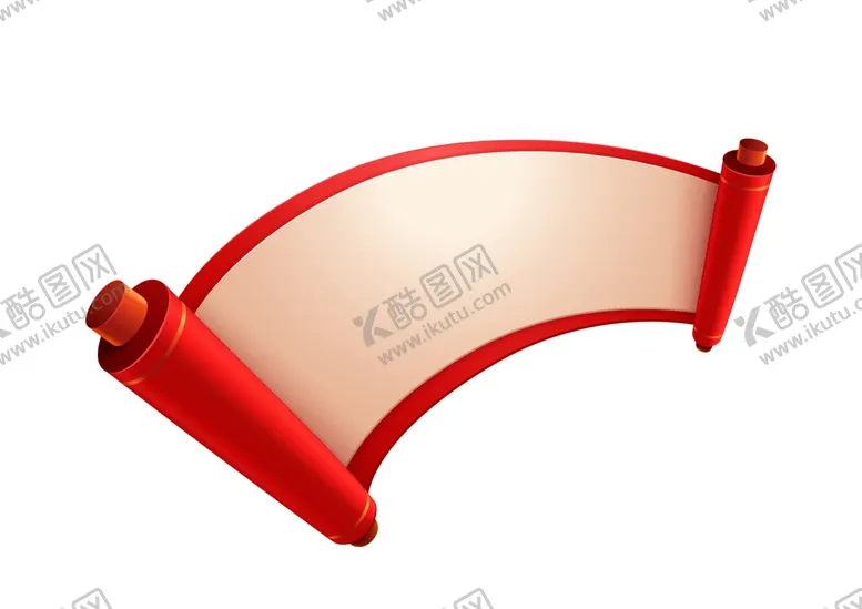 编号：79277501250430422608【酷图网】源文件下载-卷轴