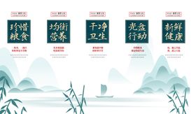 食堂文化挂画