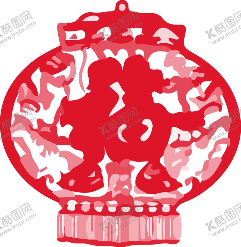 编号：53896406181628512106【酷图网】源文件下载-福字剪纸