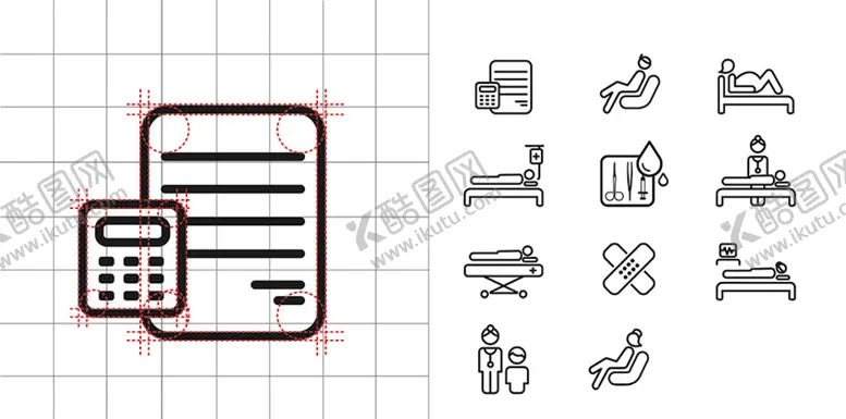 编号：36735505090146467361【酷图网】源文件下载-医疗导视创意图形标识系列